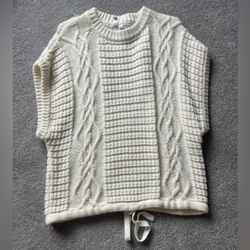 Elan Cream Cable Knit Sweater